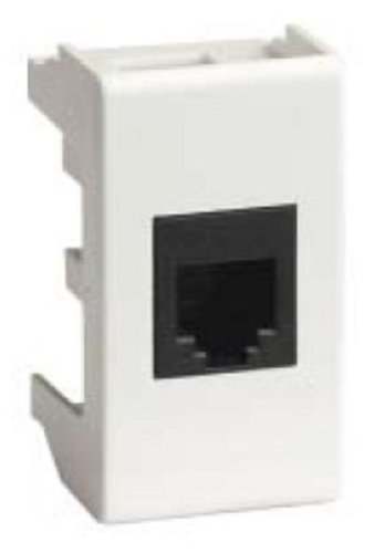 Розетка компьютерная для кабель-канала DKC Viva 1-м. 1 мод. RJ45 5е белый 45038 картинка